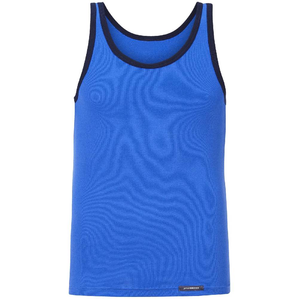 Jan Vanderstorm 2er Pack Unterhemd TARJEI Blau