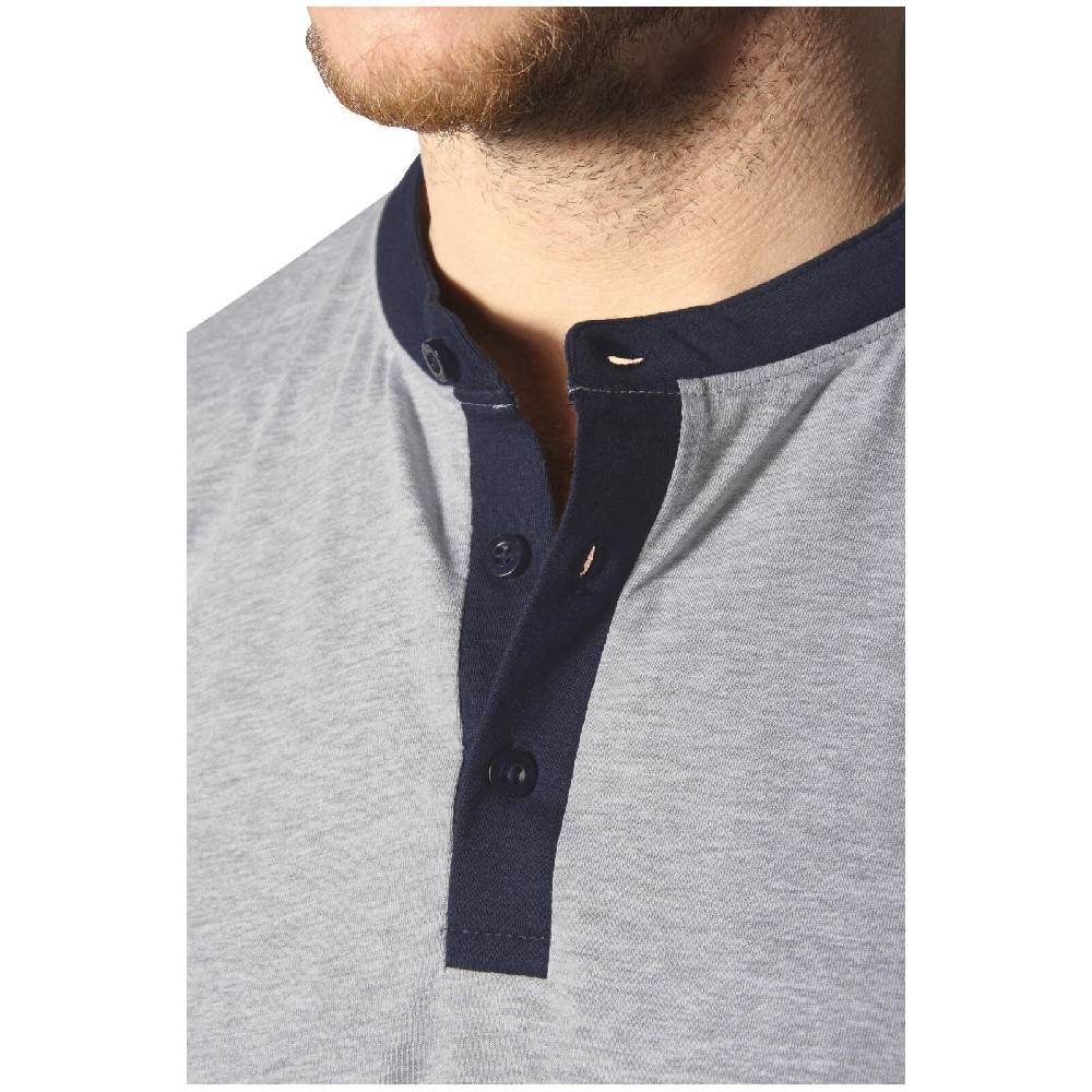 Jan Vanderstorm 3 Tlg. Schlafanzug LOFTUR Grau