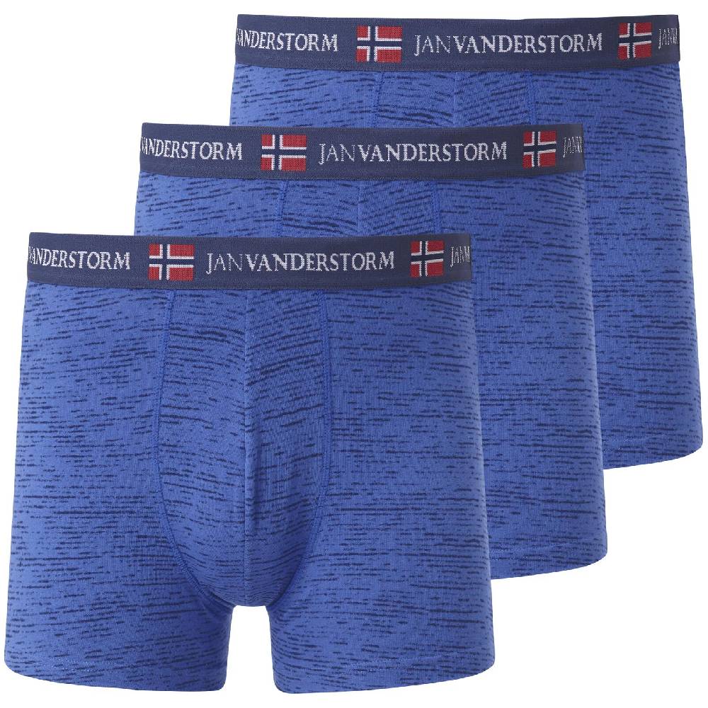 Jan Vanderstorm 3er Pack Retropant NORIK blau