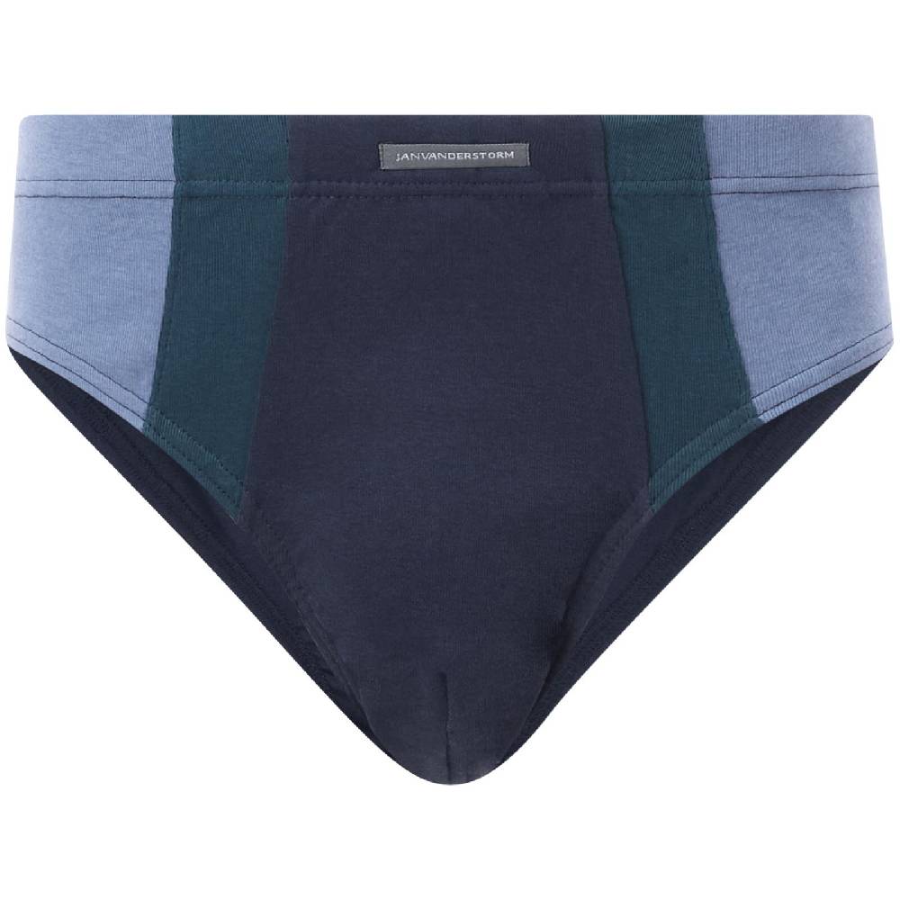 Jan Vanderstorm 4er Pack Sportslip FINNBARR Blau