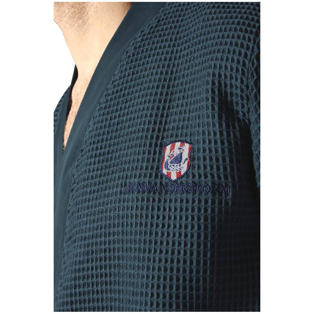 Jan Vanderstorm Bademantel ARETTI Petrol