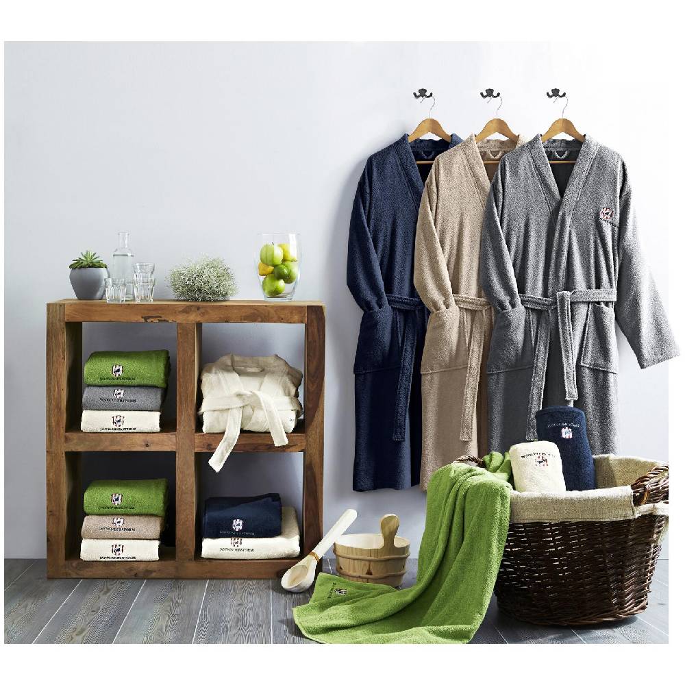 Jan Vanderstorm Bademantel JANNING Dunkelblau