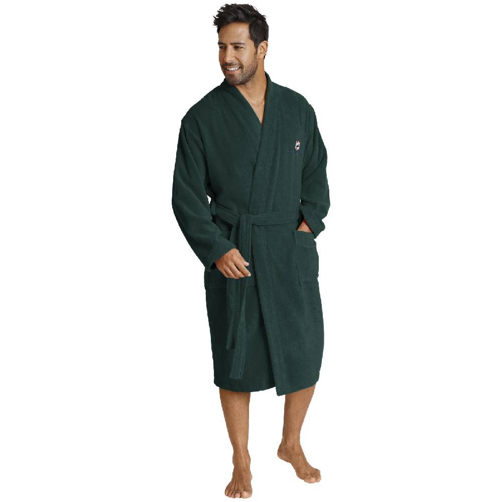 Jan Vanderstorm Bademantel JANNING Dunkelgrün