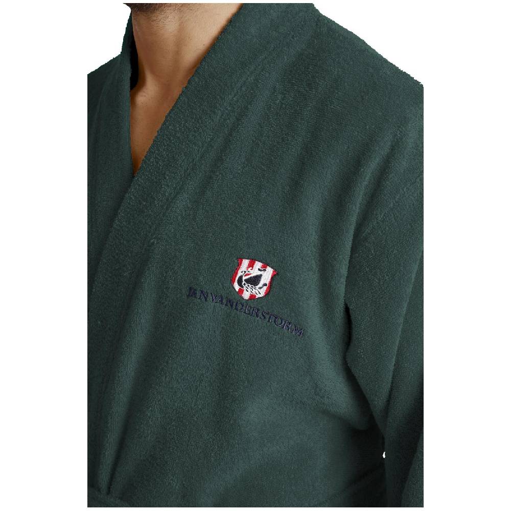 Jan Vanderstorm Bademantel JANNING Dunkelgrün