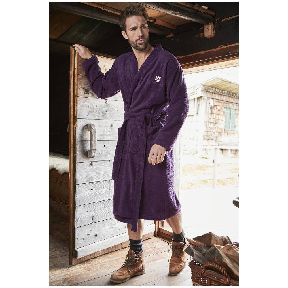 Jan Vanderstorm Bademantel JANNING Lila