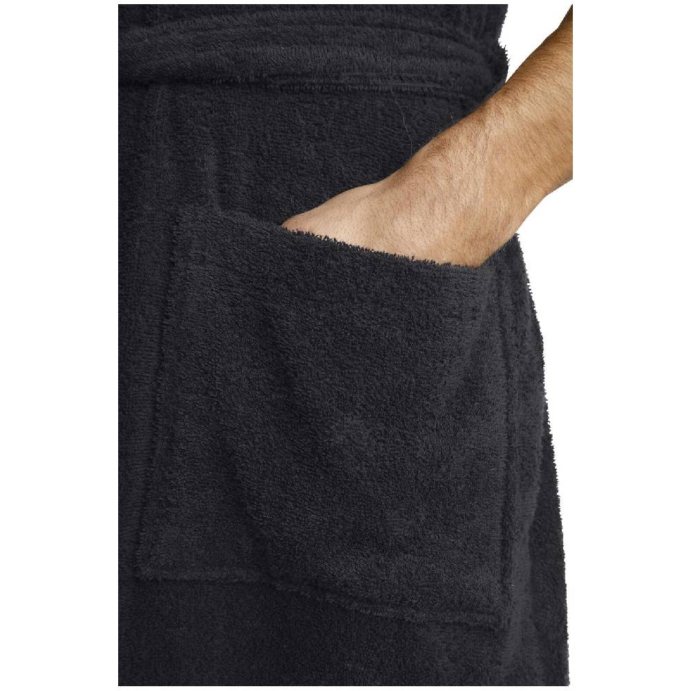 Jan Vanderstorm Bademantel JANNING Schwarz