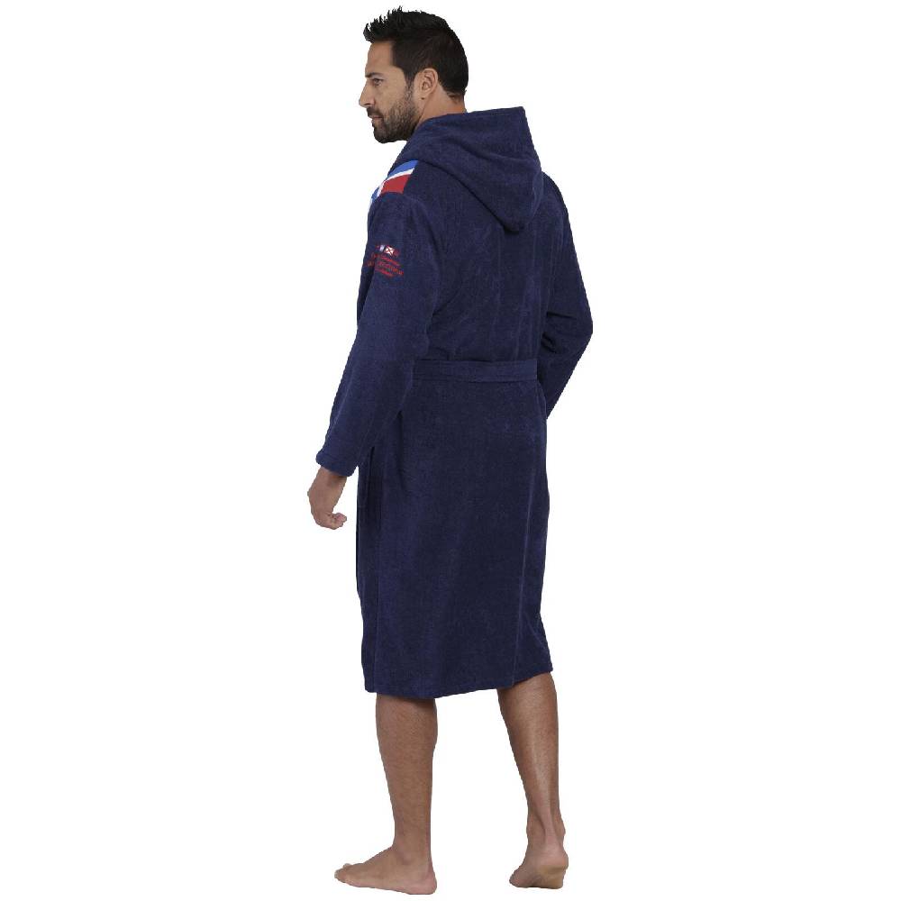 Jan Vanderstorm Bademantel SIEGHELM Dunkelblau