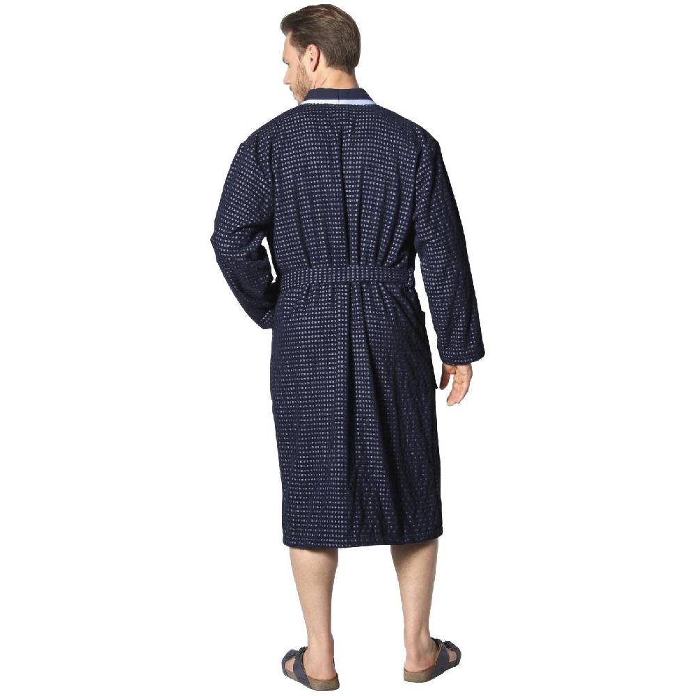 Jan Vanderstorm Bademantel TRIFRED Dunkelblau
