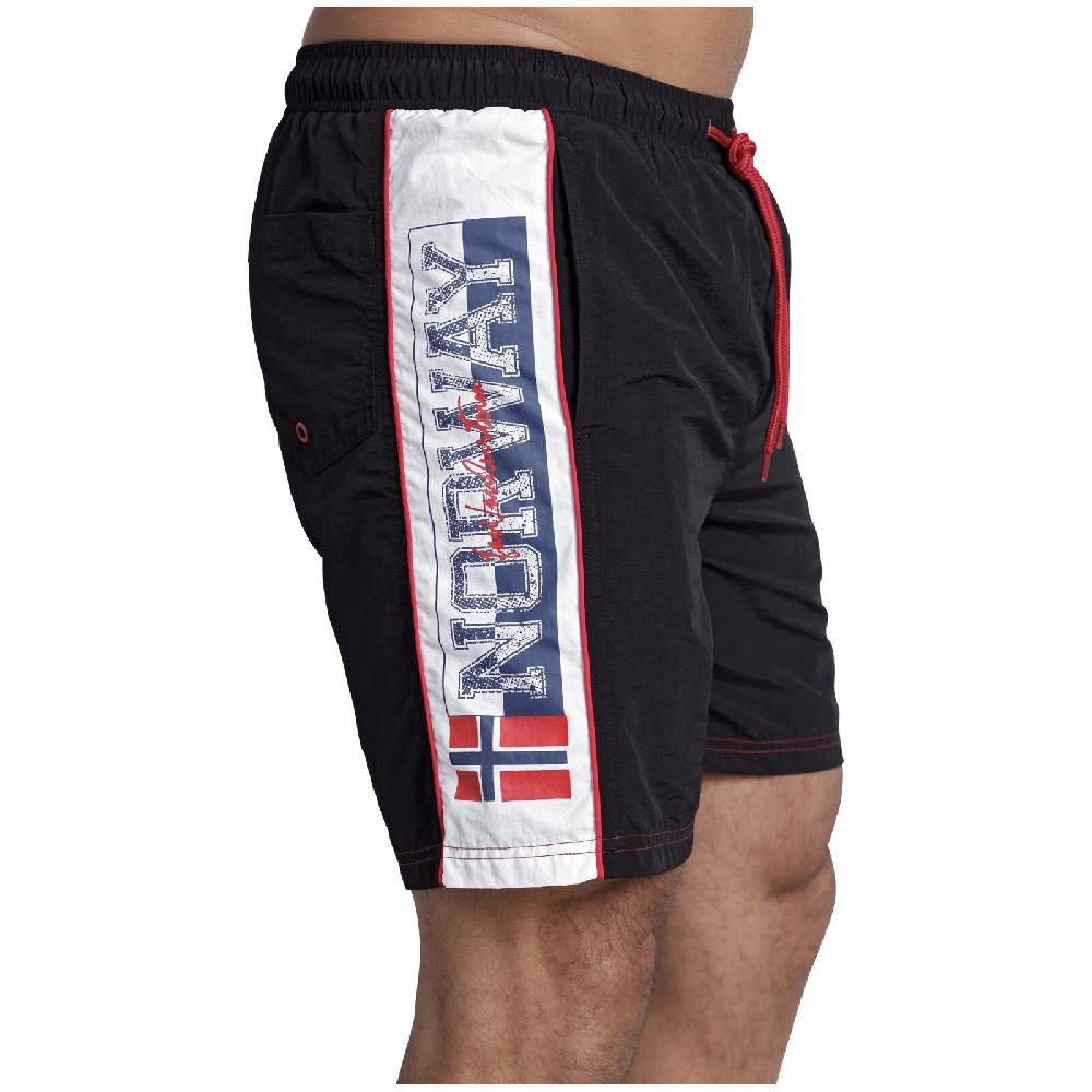 Jan Vanderstorm Badeshorts BALDGER Schwarz