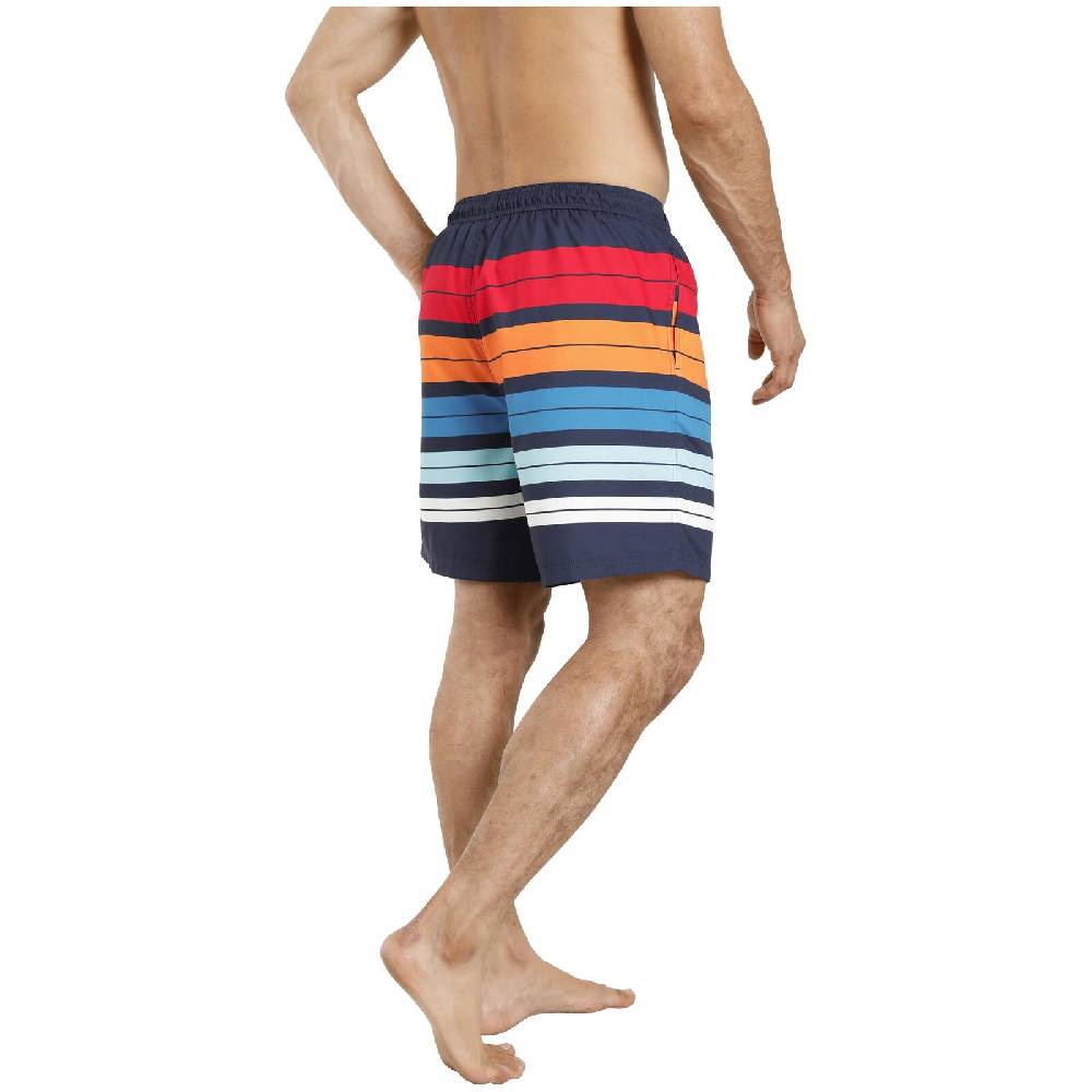 Jan Vanderstorm Badeshorts HJALMAR Blau Gestreift