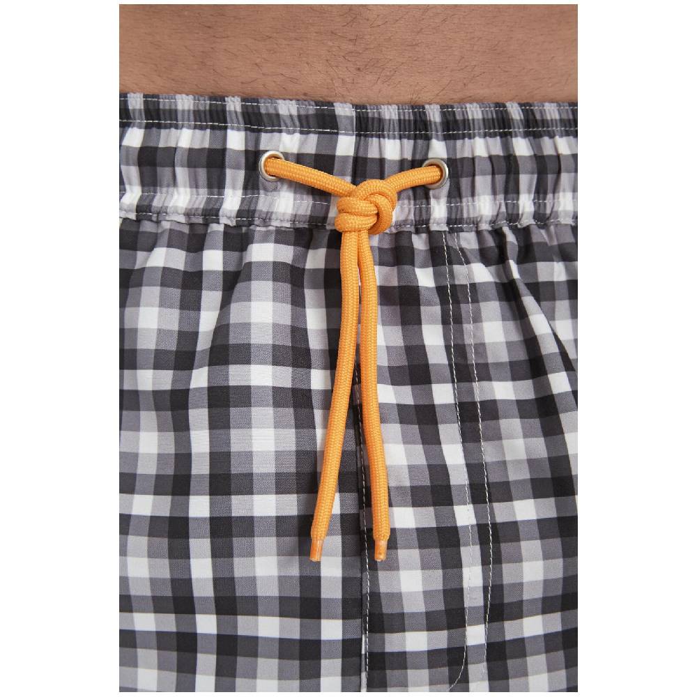 Jan Vanderstorm Badeshorts SEVERI Grau Kariert