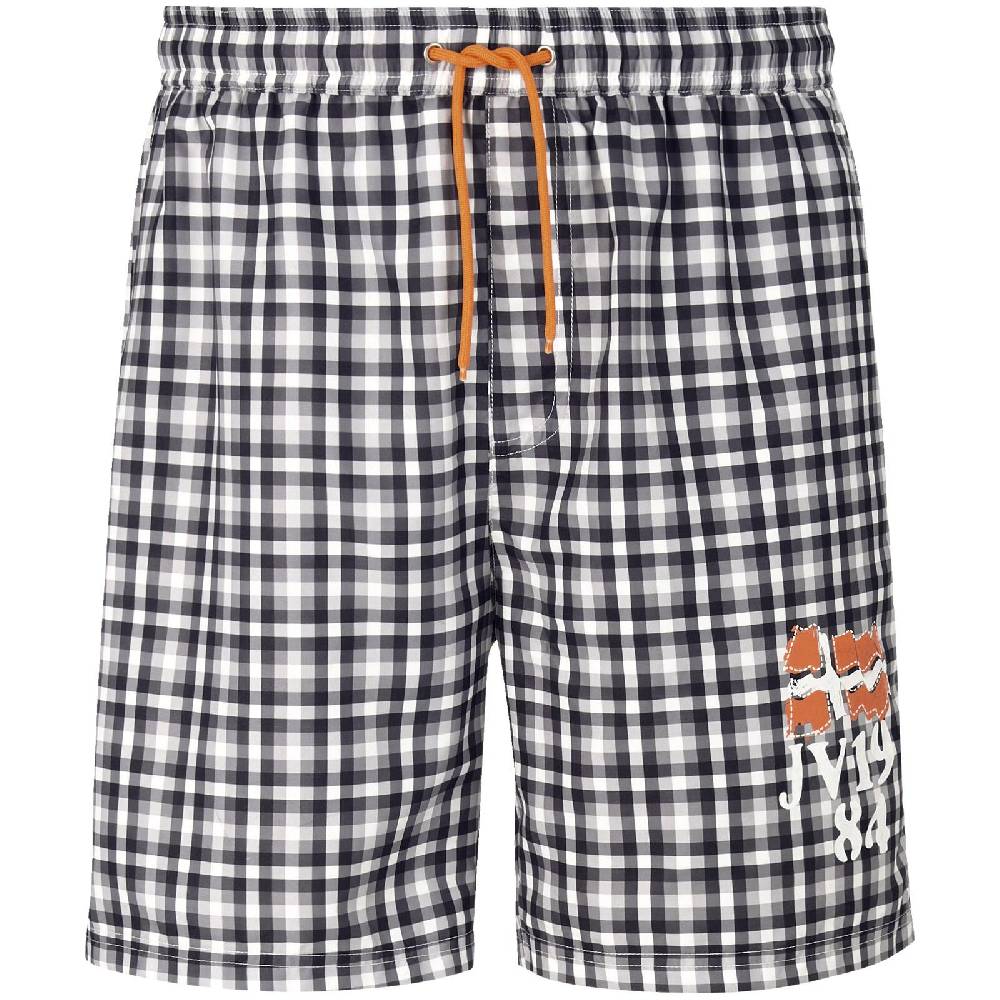 Jan Vanderstorm Badeshorts SEVERI grau kariert