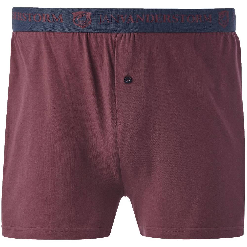 Jan Vanderstorm Boxershort ELIEL dunkelrot