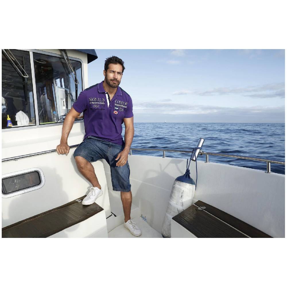 Jan Vanderstorm Cargobermuda ERNESTI Blau