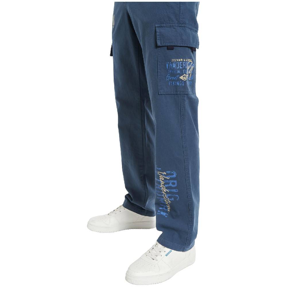 Jan Vanderstorm Cargohose MACHA Blau