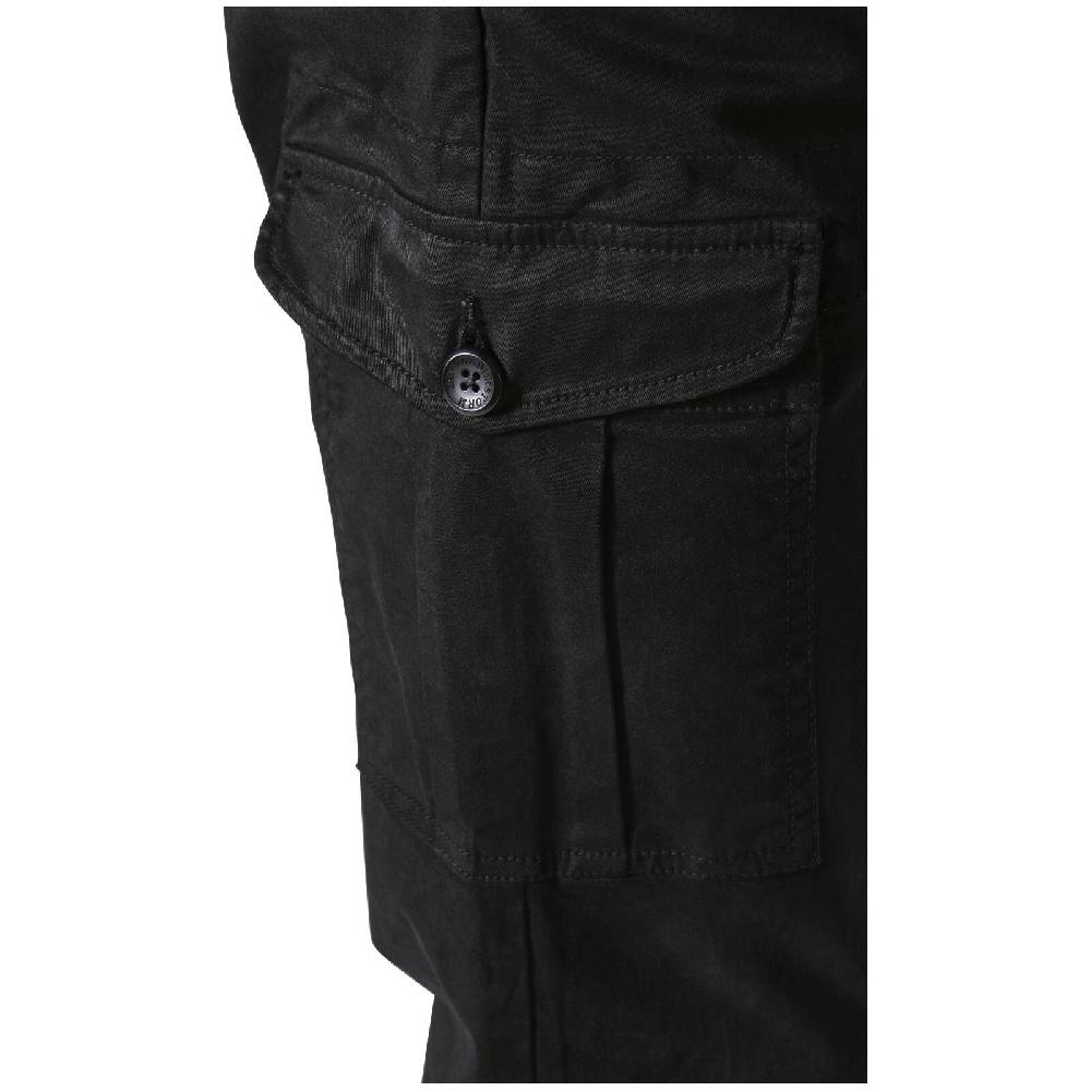 Jan Vanderstorm Cargohose STAALE Schwarz