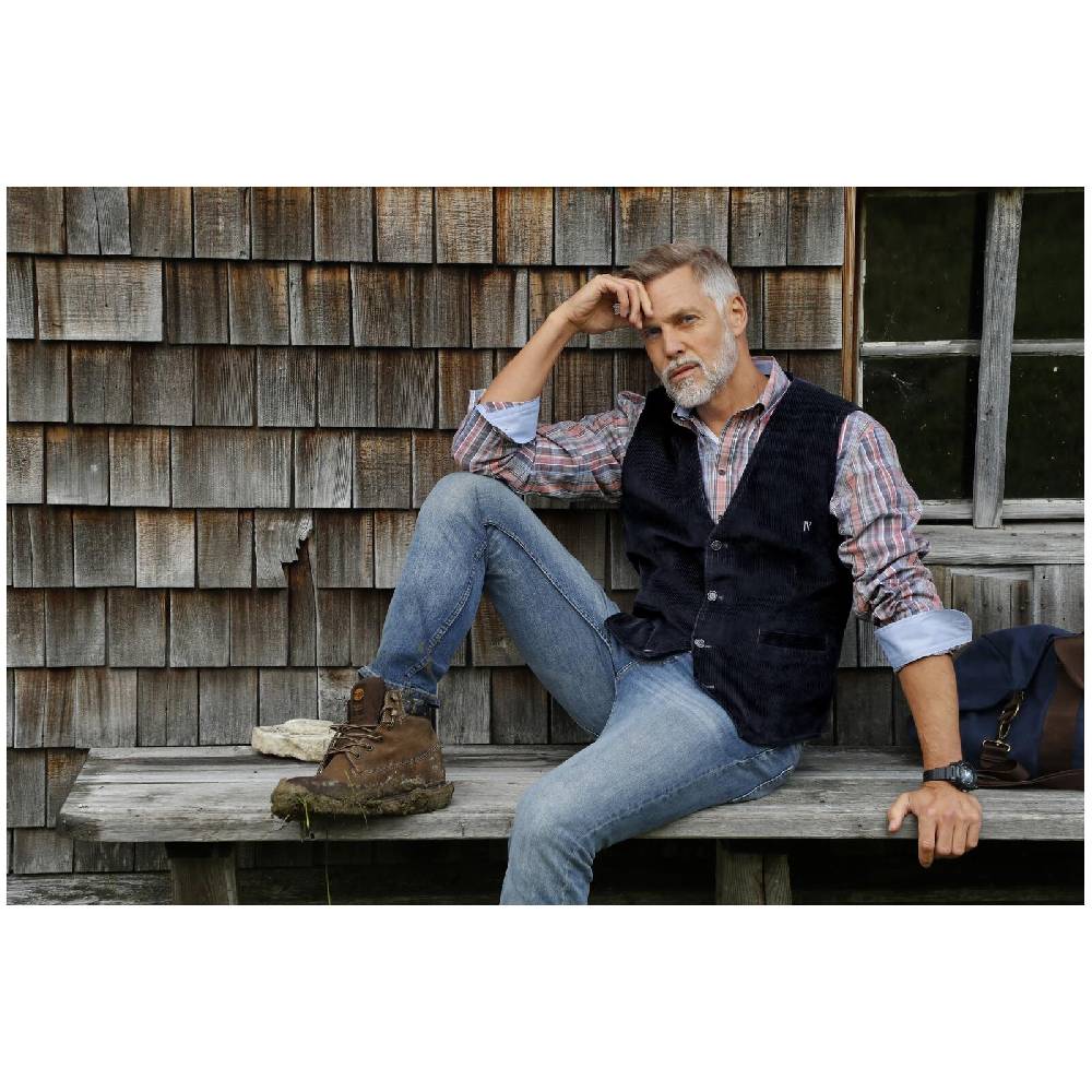 Jan Vanderstorm Cordweste IMRE Dunkelblau