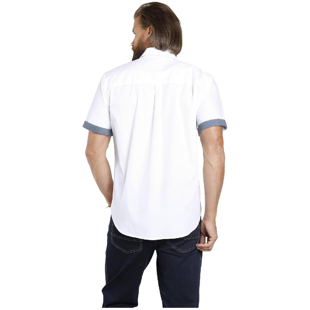 Jan Vanderstorm Doppelpack Hemd EVIN Weiß Blau