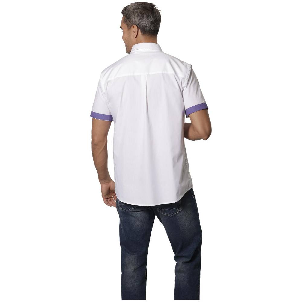 Jan Vanderstorm Doppelpack Hemd EVIN Weiß Lila