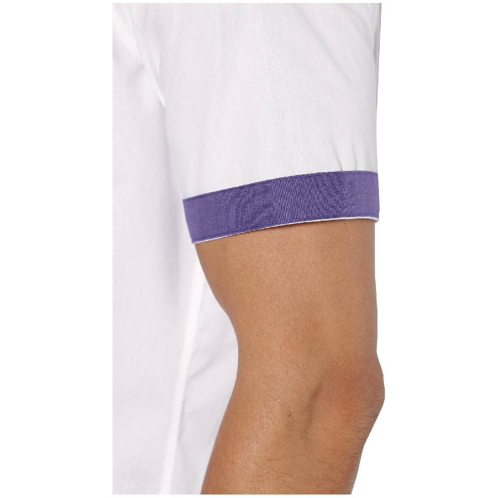 Jan Vanderstorm Doppelpack Hemd EVIN Weiß Lila