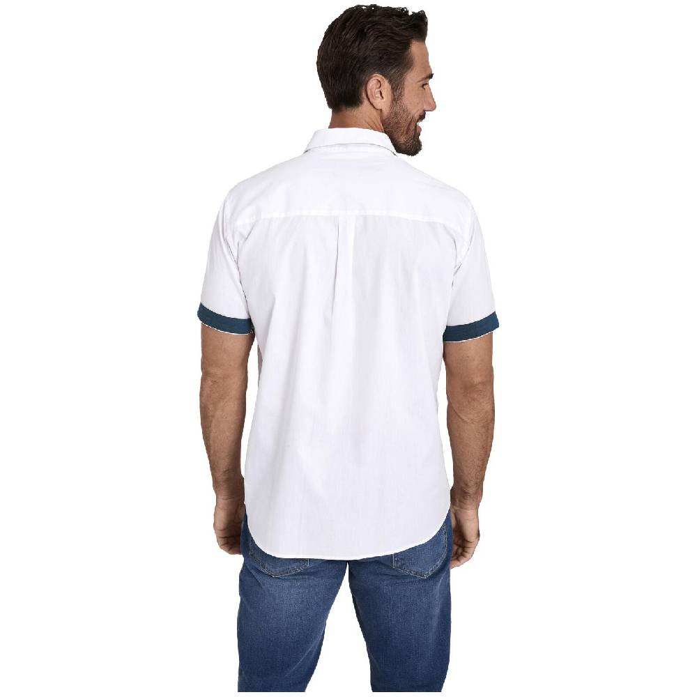 Jan Vanderstorm Doppelpack Hemd EVIN Weiß Petrol