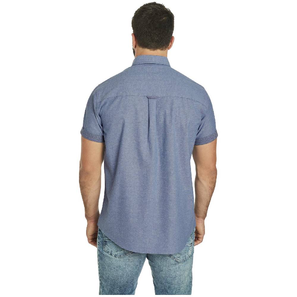 Jan Vanderstorm Doppelpack Hemd SVERKER Weiß Blau