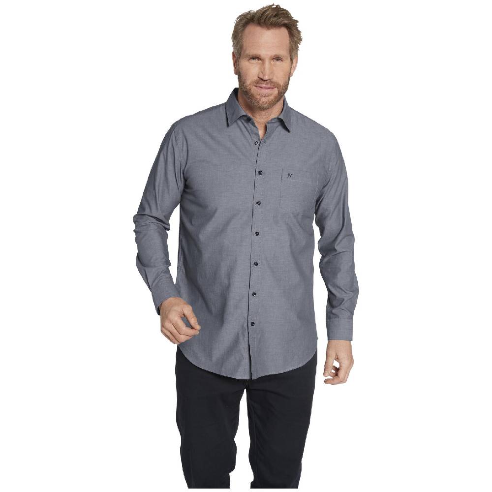 Jan Vanderstorm Doppelpack Hemd ULFE Blau Weiß