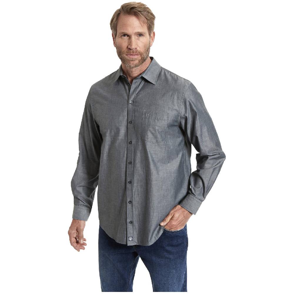 Jan Vanderstorm Doppelpack Hemd ULFE Grau Weiß