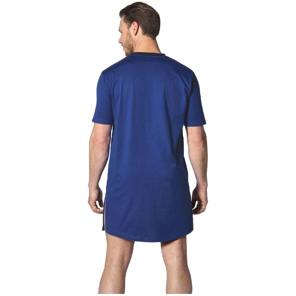 Jan Vanderstorm Doppelpack Nachthemd ALOF Blau