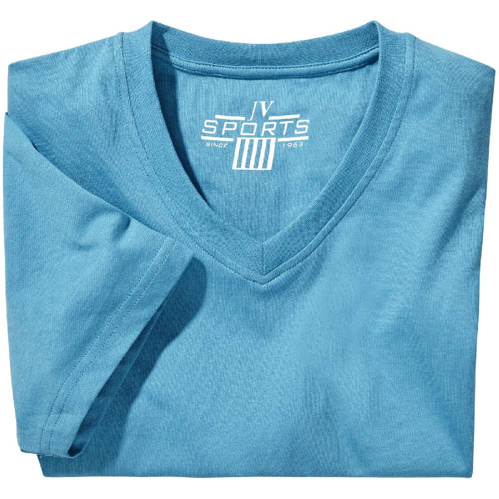 Jan Vanderstorm Doppelpack T-Shirt OSMO Blau