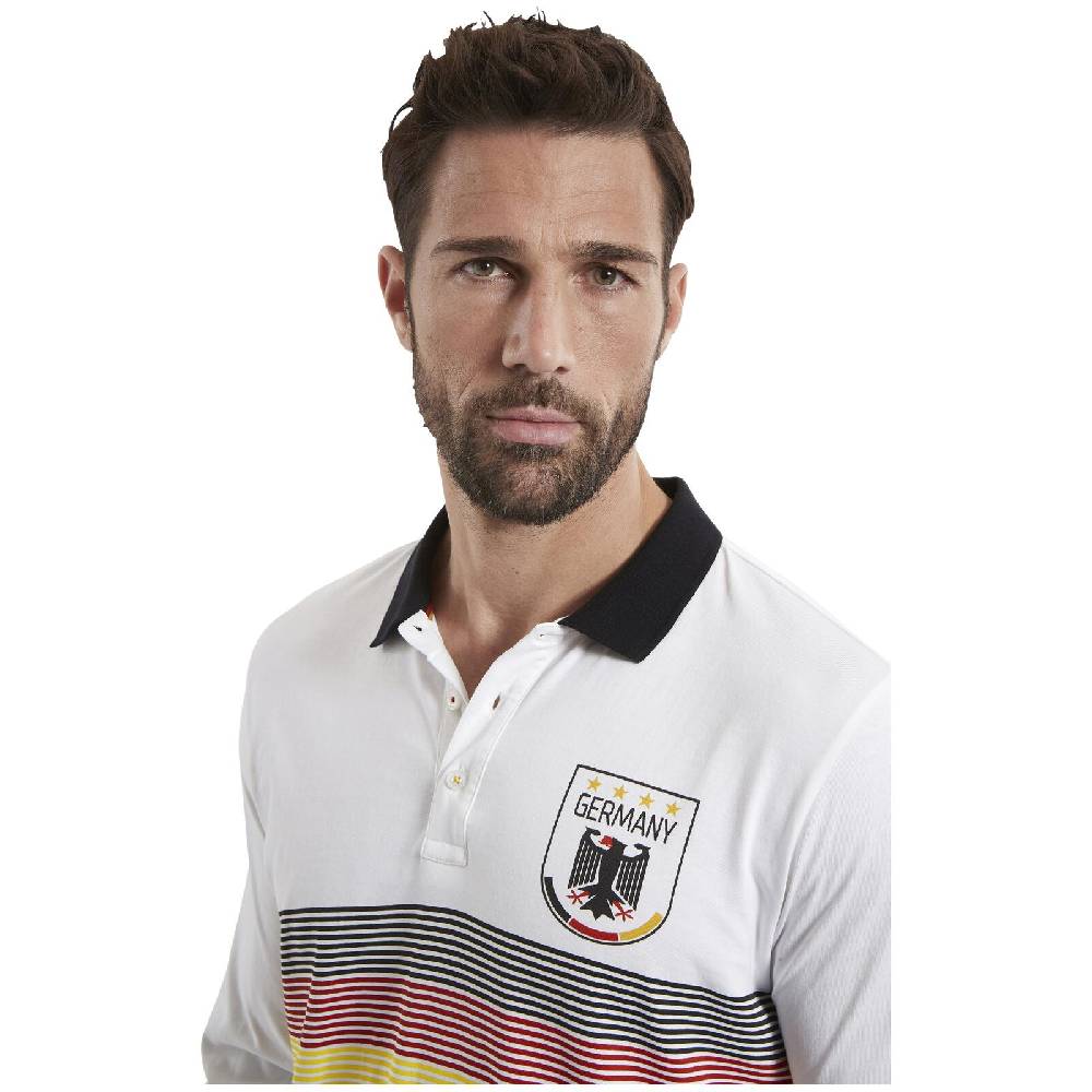 Jan Vanderstorm Fan-Polo GARRI Weiß