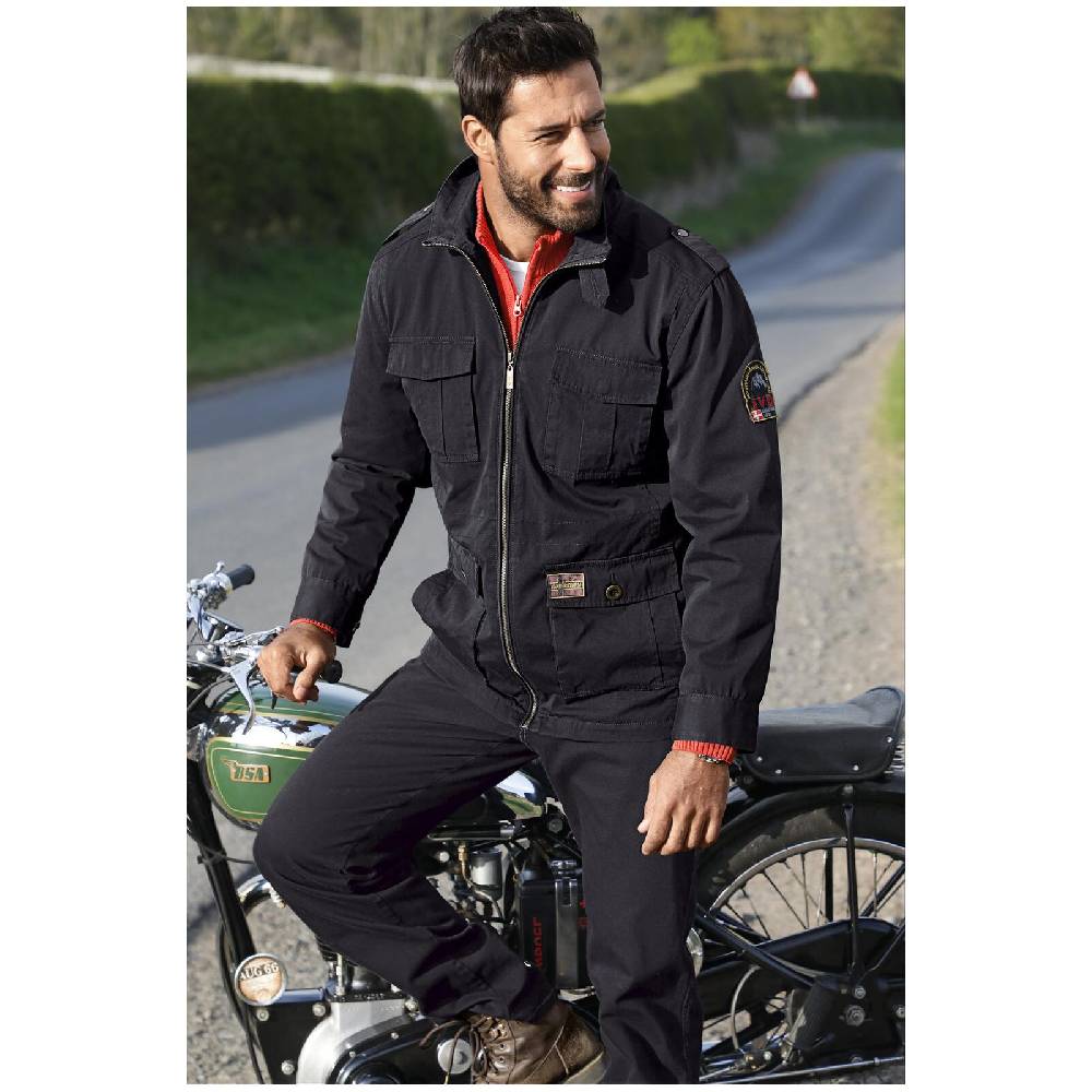 Jan Vanderstorm Fieldjacket BROR Schwarz