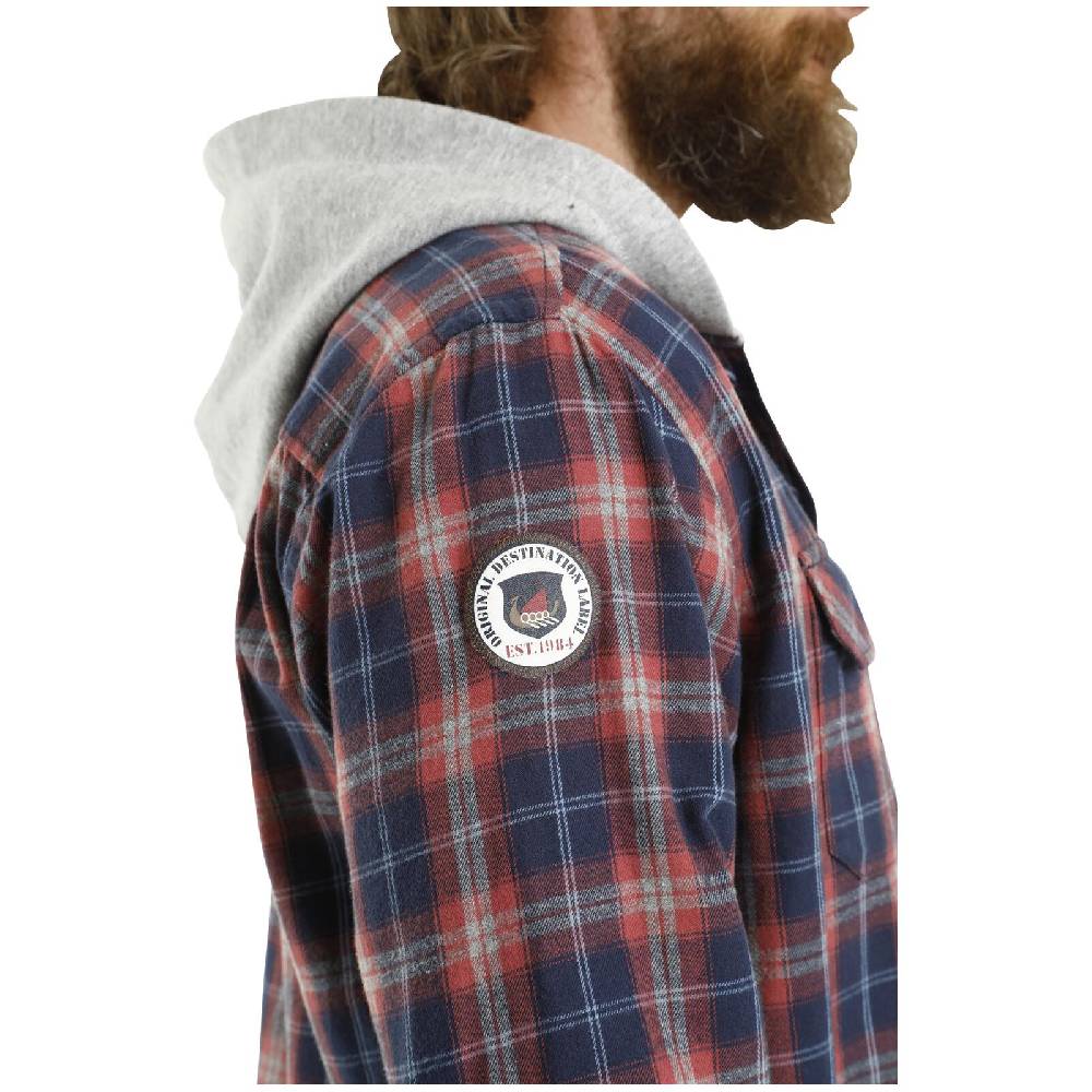 Jan Vanderstorm Flanellhemd FANNAR Blau Kariert