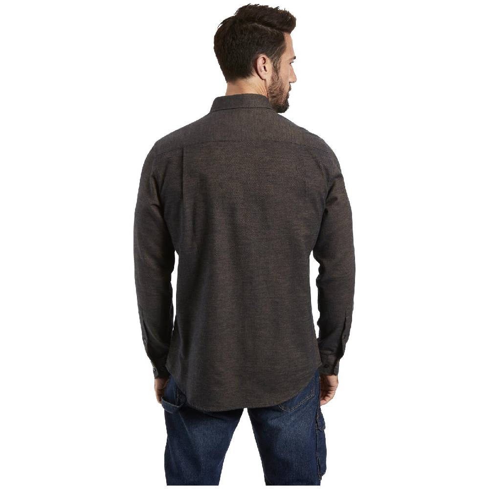 Jan Vanderstorm Flanellhemd NOTKER Braun