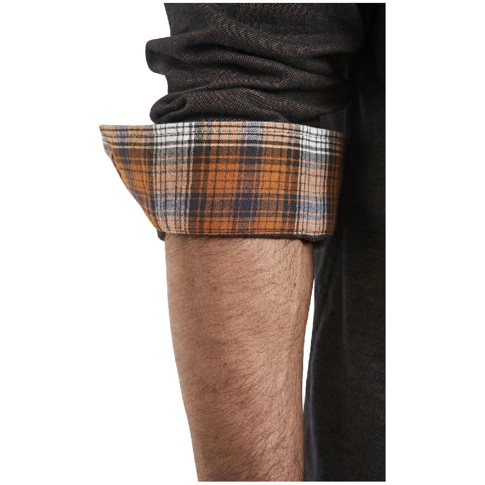 Jan Vanderstorm Flanellhemd NOTKER Braun