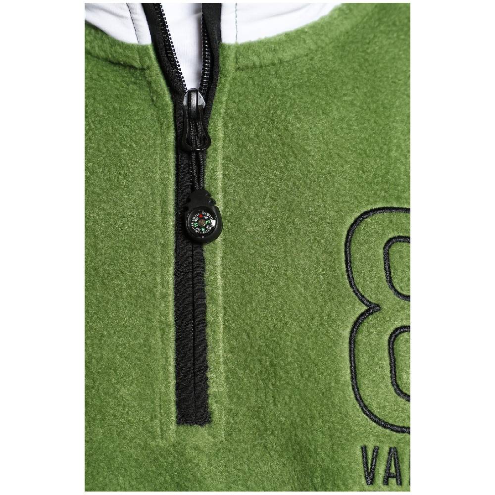 Jan Vanderstorm Fleece-Sweatshirt TOMAS Grün