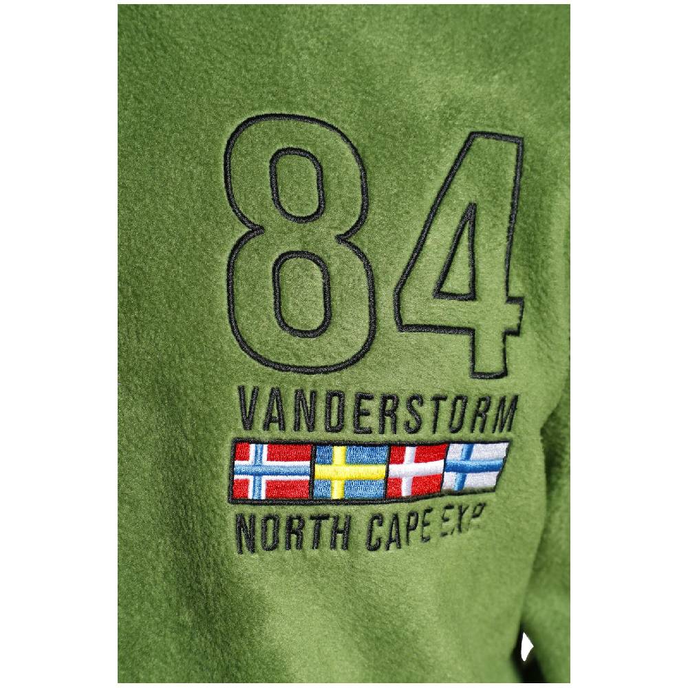 Jan Vanderstorm Fleece-Sweatshirt TOMAS Grün