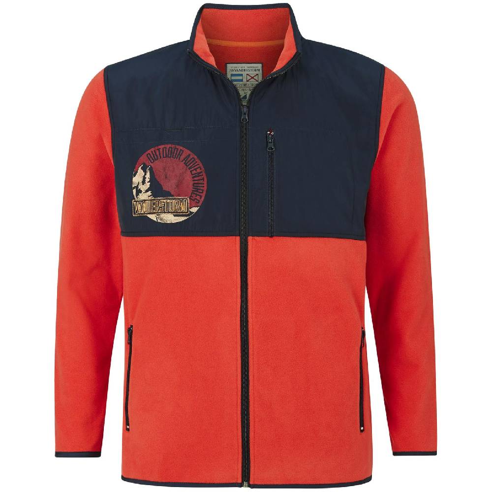 Jan Vanderstorm Fleecejacke ELIUS orange