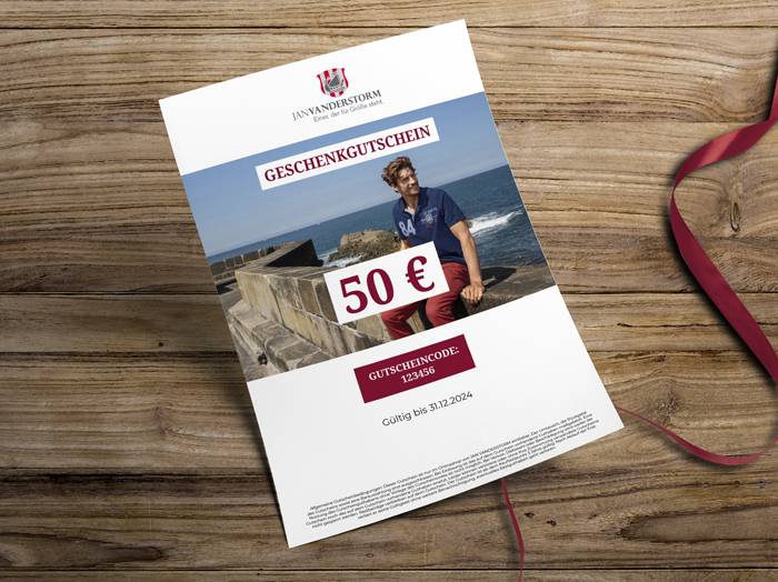 Jan Vanderstorm Geschenkgutschein - digital
