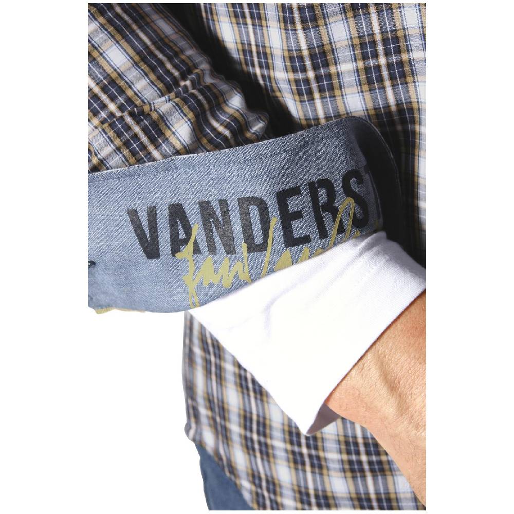 Jan Vanderstorm Hemd BJORNMAN Gelb Kariert