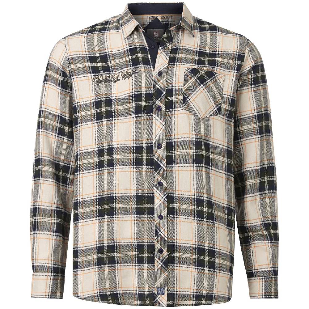 Jan Vanderstorm Hemd BROAK beige kariert