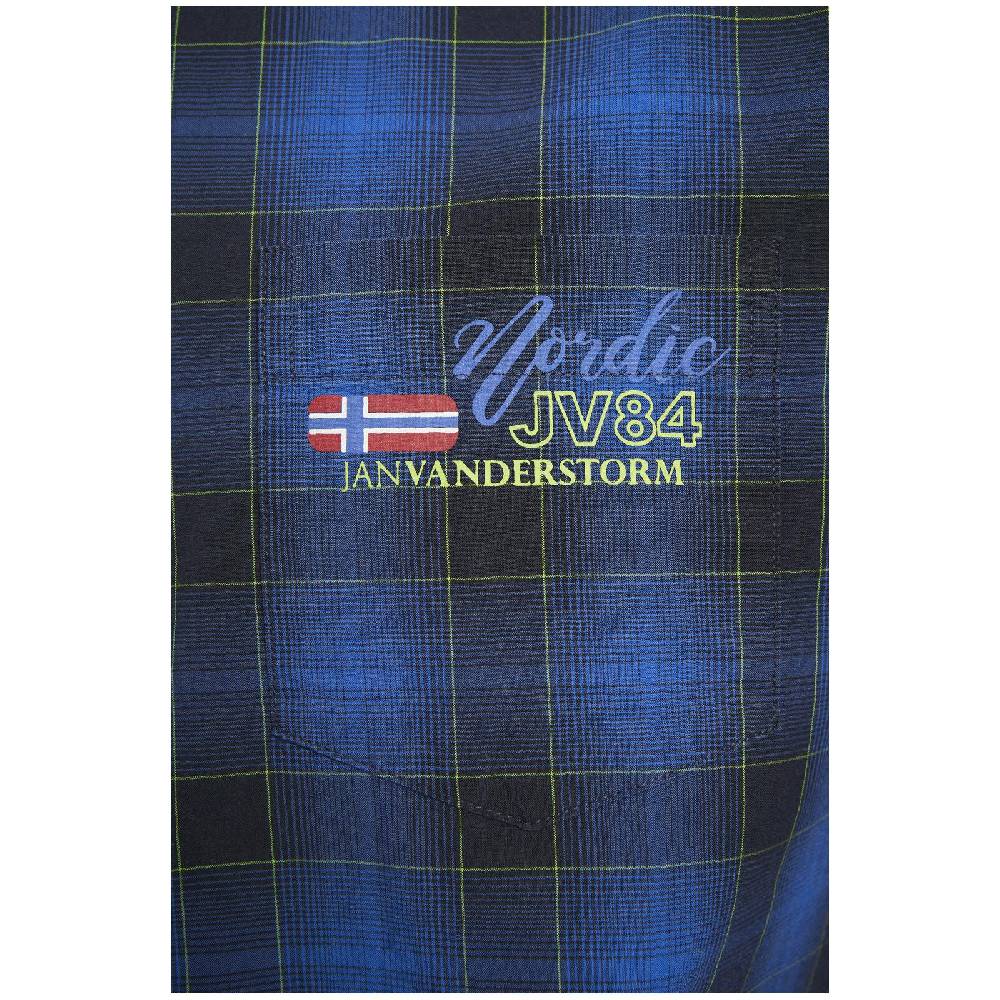 Jan Vanderstorm Hemd EEKA Schwarz Kariert