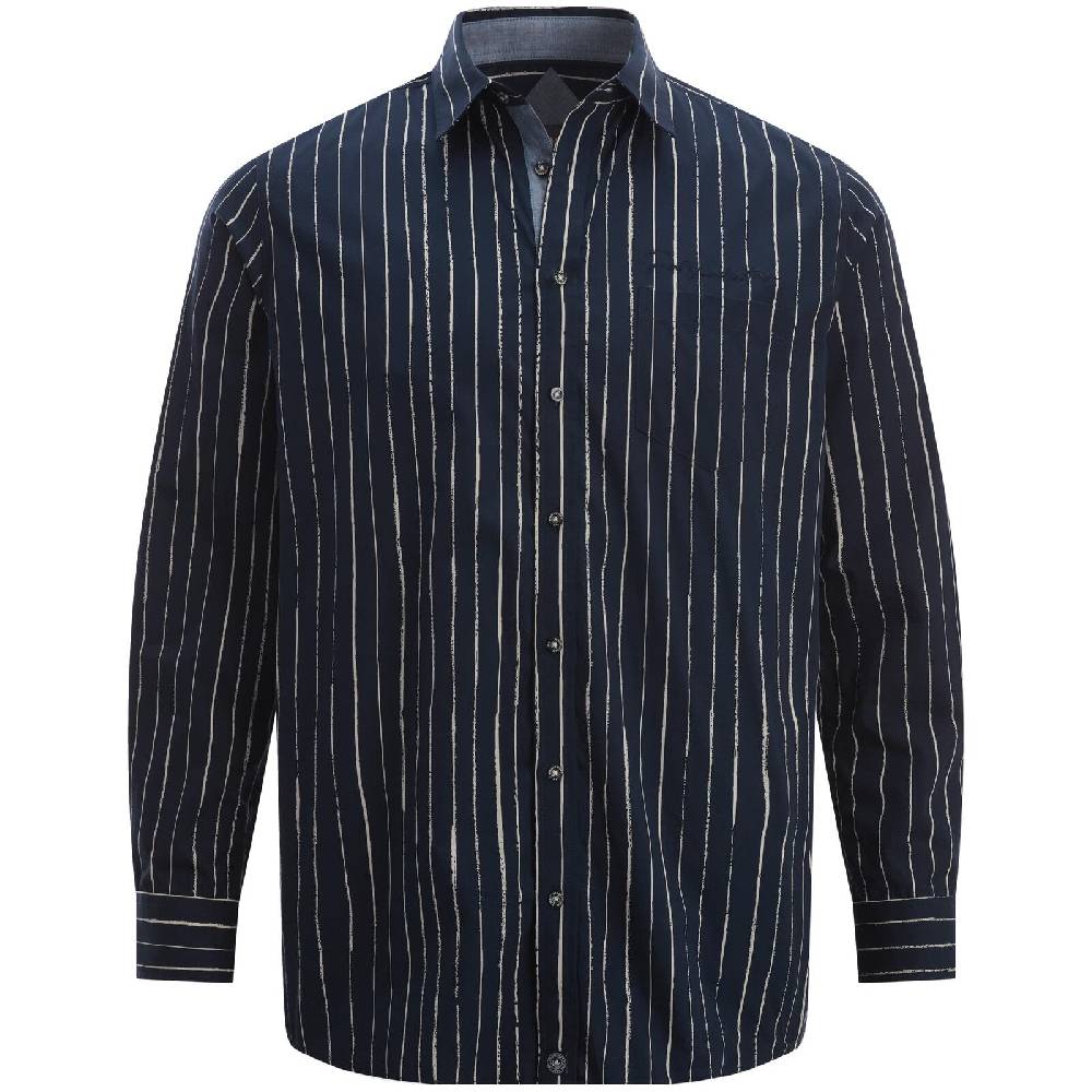 Jan Vanderstorm Hemd EMILJAN dunkelblau