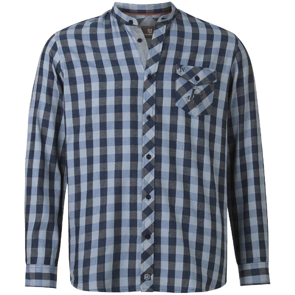 Jan Vanderstorm Hemd FRIIS blau kariert