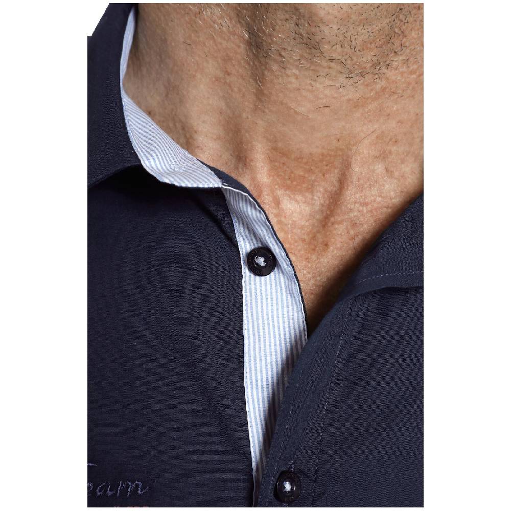 Jan Vanderstorm Hemd FYNNJARD Dunkelblau