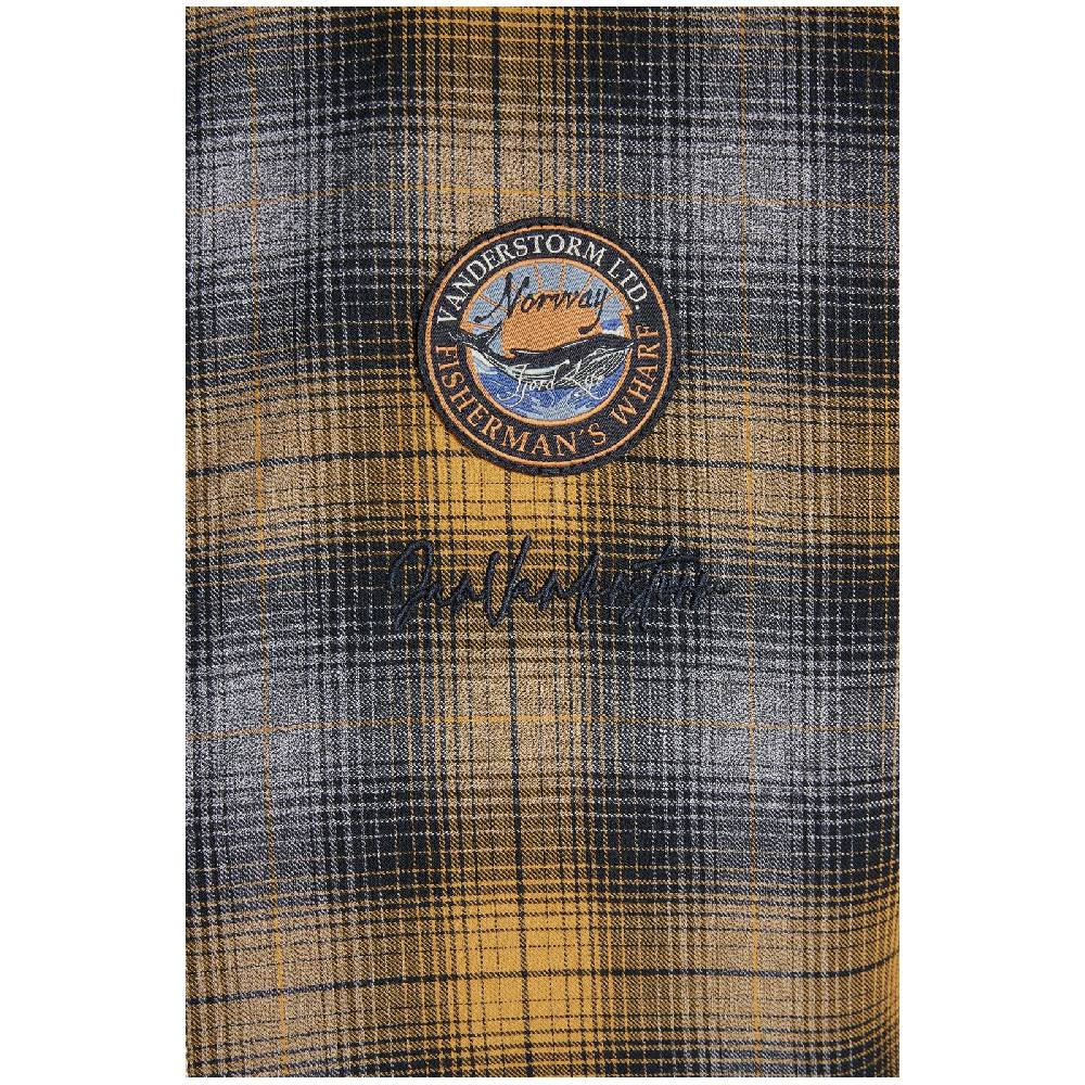 Jan Vanderstorm Hemd GERMOL Dunkelgelb Kariert