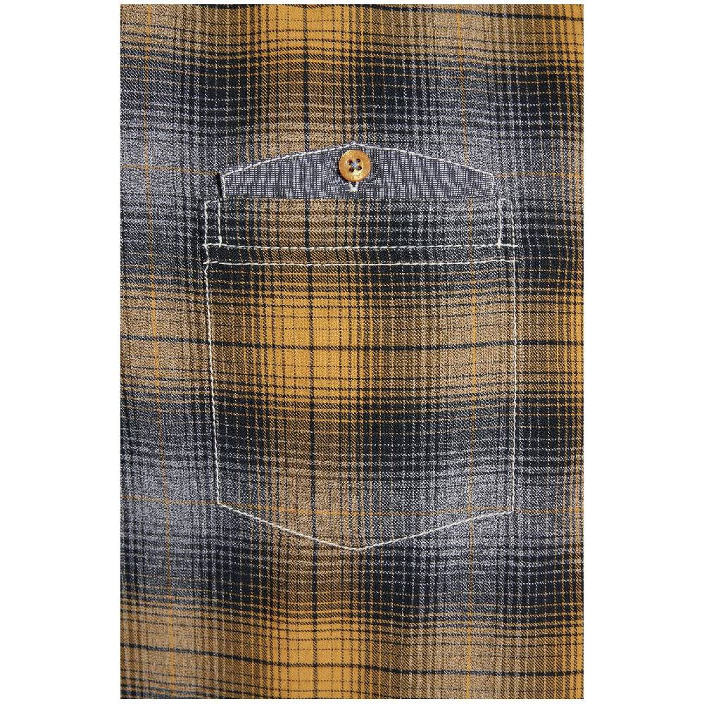 Jan Vanderstorm Hemd GERMOL Dunkelgelb Kariert