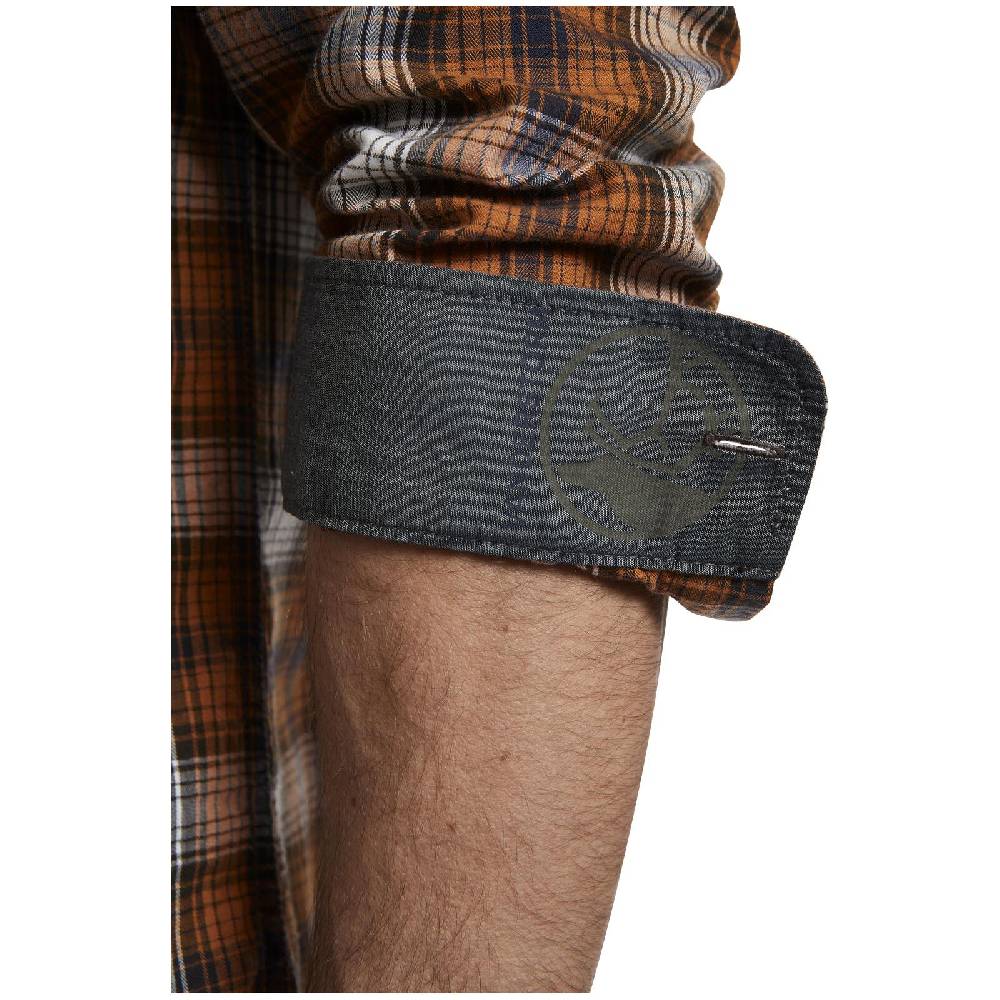 Jan Vanderstorm Hemd GYRTH Orange Kariert