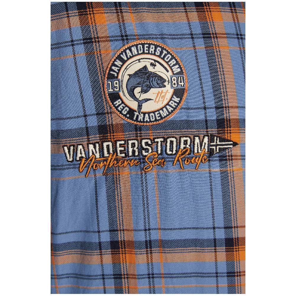 Jan Vanderstorm Hemd IVERSEN Hellblau Kariert