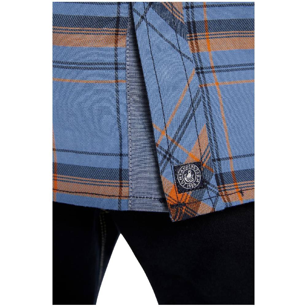 Jan Vanderstorm Hemd IVERSEN Hellblau Kariert